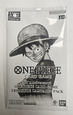 (SEALED) Promotion Pack One Piece Card Game 3rd Anniversary Treasure Campaign - Image 1