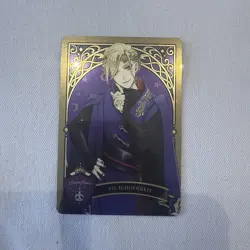 Aniplex Disney Twisted Wonderland Anime Metal Card - Image 1