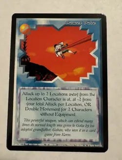 Dragon Ball Z Ani-Mayhem Power Pole Promo Card 1997 - Image 1