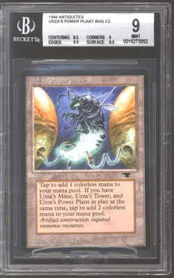 Magic MTG Antiquities Urza's Power Plant (Bug) BGS 9 (8.5 9 9.5 9.5 NEAR MINT NM - Image 1