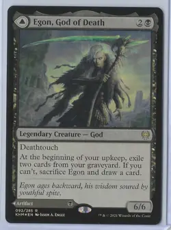 MTG Magic the Gathering Kaldheim #92 Egon, God of Death - Image 1