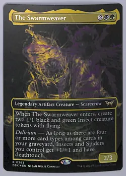 The Swarmweaver - Showcase - Foil - 363 - Duskmourn: House of Horror (DSK) MTG - Image 1