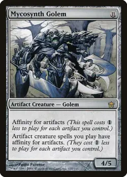 Fifth Dawn MTG Mycosynth Golem Magic - Image 1