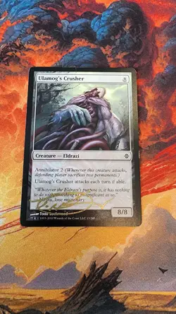 Ulamog's Crusher Rise of the Eldrazi Regular SIGNED - Image 1