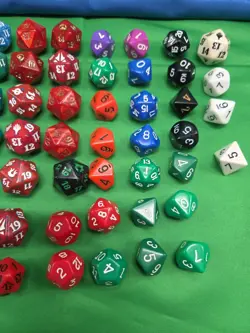Magic The Gathering Dice 65 Multiple Variants Green Red White Yellow Black TS - Image 5