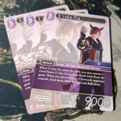 Final Fantasy TCG Hidden Trials G'raha Tia 23-084C x3 Playset - Image 1