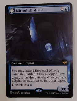 MTG MIRRORHALL MIMIC Crimson Vow Borderless - Image 1