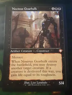 Noxious Gearhulk , Commander Brothers War , Near Mint , MTG , FREE SHIPPING - Image 1