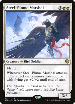 Steel-Plume Marshal [Starter Commander Decks] Magic MTG - Image 1