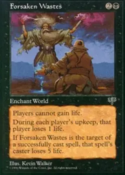 1x Forsaken Wastes Light Play MTG Magic - Kid Icarus - - Image 1