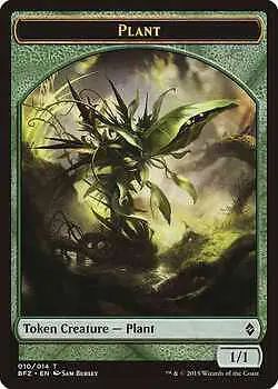 Magic The Gathering Premium Bulk Token Packs - Plant 1/1 x10 Tokens - Image 1
