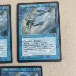 Mystic Remora (Ice Age, Common, English), 1995 MTG X3 - Image 3
