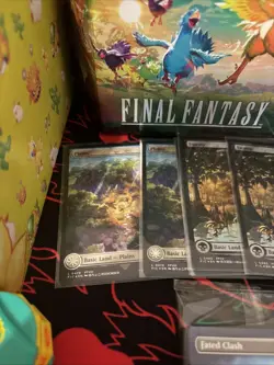 MTG Final Fantasy Chocobo Bundle Wheel, Foil Box, Tokens, Track lands - In Pics - Image 4