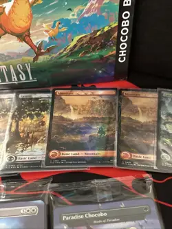 MTG Final Fantasy Chocobo Bundle Wheel, Foil Box, Tokens, Track lands - In Pics - Image 5