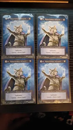 Playset sorcery contested realm Apurrentice Wizard Non-foil x4 Welcome Kit... - Image 1