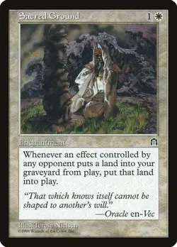 MTG Sacred Ground - N/A / English / Near Mint - Image 1