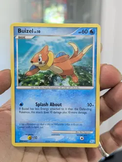 Pokemon Card 2007 BUIZEL 1/12 Diamond & Pearl Manaphy Trainer Kit NM - Image 1