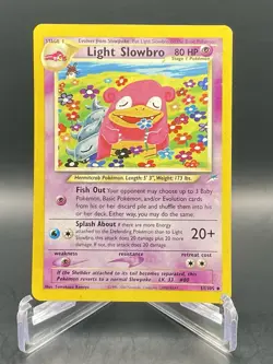 Light Slowbro 51/105 Neo Destiny (2002) Uncommon Card Vintage WOTC Pokemon TCG - Image 1