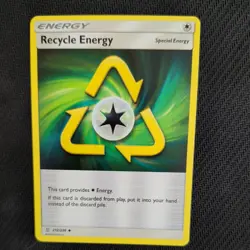 RECYCLE ENERGY 212/236 POKEMON CARD (UNIFIED MINDS SET) - Image 1