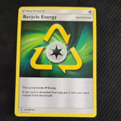 RECYCLE ENERGY 212/236 POKEMON CARD (UNIFIED MINDS SET) - Image 2