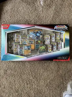 Pokemon Mega Evolution Lucario Ex and Tyranitar Premium Collection (Damaged Box) - Image 1