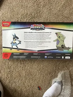Pokemon Mega Evolution Lucario Ex and Tyranitar Premium Collection (Damaged Box) - Image 2