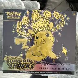 Pokemon TCG - Surging Sparks Pokemon Center - Elite Trainer Box - Sealed ETB - Image 1