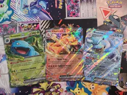 Charizard EX 6/165 & Venusaur EX 3/165 & Blastoise EX 9/165 151 Pokemon TCG NM - Image 1