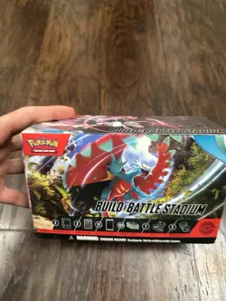Pokemon TCG SV4 Paradox Rift Build and Battle Stadium Box SEALED *Small Tear* - Image 1