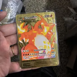 Pokemon Metal Cards in Deutsch Terastal Pikachu Arceus Charizard DIY Trading - Image 2