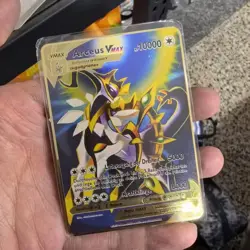 Pokemon Metal Cards in Deutsch Terastal Pikachu Arceus Charizard DIY Trading - Image 4