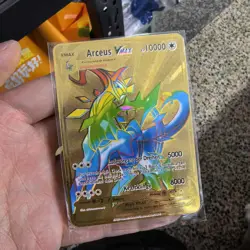 Pokemon Metal Cards in Deutsch Terastal Pikachu Arceus Charizard DIY Trading - Image 5