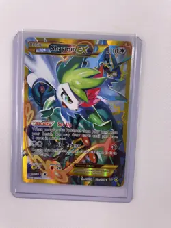 Pokemon TCG Shaymin-EX 77a/108 XY Roaring Skies Full Art Ultra Rare Holo - Image 5