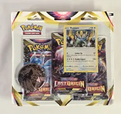 Pokemon TCG: Lost Origin 3 Pack Blister, Weavile/Regigas Promo. New Sealed - Image 1
