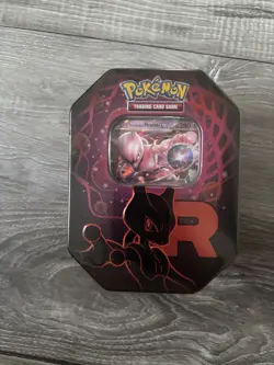 Pokemon TCG: Mewtwo Team Rocket Tin - New & Factory Sealed - Image 1