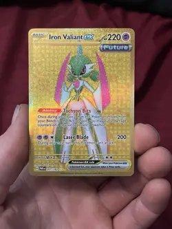 Iron Valiant ex 261/182 (Hyper Rare Gold; NM) - Sv04: Paradox Rfit - Pokemon TCG - Image 1
