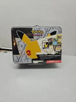 Pokemon TCG Celebrations 25th Anniversary Collectors Chest Lunch Box Tin Sealed 820650809415 - Image 1