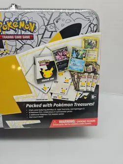 Pokemon TCG Celebrations 25th Anniversary Collectors Chest Lunch Box Tin Sealed 820650809415 - Image 2