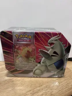 Pokemon TCG V Strikers Tin - Tyranitar Sealed - Image 1