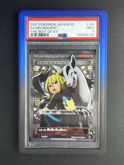 Delinquent 184/171 Sm: the Best of Xy Regular (Japanese) Pokemon PSA 9 w/ Guard - Image 1