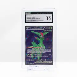 2024 Pokemon Iron Leaves ex Holo #186 Scarlet & Violet: Temporal Forces CGC 10 - Image 2