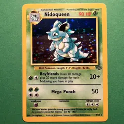 TCG Pokemon Nidoqueen Jungle 7/64 Rare Holo 1999 WOTC NM - Image 1
