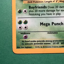 TCG Pokemon Nidoqueen Jungle 7/64 Rare Holo 1999 WOTC NM - Image 4