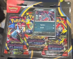 Pokemon TCG Phantasmal Flames 3-Pack Blister Weavile Promo |BRAND NEW SEALED - Image 1