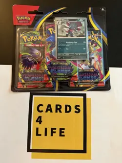 Pokemon Phantasmal Flames Triple Blister Weavile Promo SEALED - READY TO SHIP - Image 1