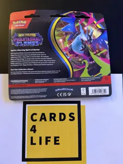 Pokemon Phantasmal Flames Triple Blister Weavile Promo SEALED - READY TO SHIP - Image 2