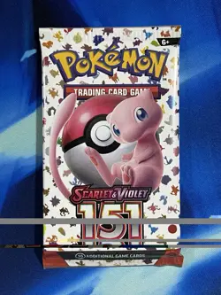 Pokemon English 151 Booster Pack Lot X4 2023 Scarlet & Violet Nm Mint Mew - Image 2
