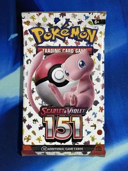 Pokemon English 151 Booster Pack Lot X4 2023 Scarlet & Violet Nm Mint Mew - Image 4