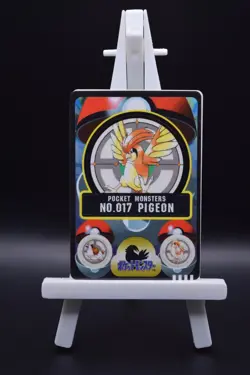 NM Pidgeotto (Pigeon) Bandai Sealdass Sticker No.017 Japanese Pokemon 1997 - Image 1