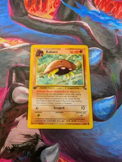 Kabuto - 1999 Pokemon 1st Edition Fossil Set 50/62 NM Near Mint Unplayed (B) - Image 1